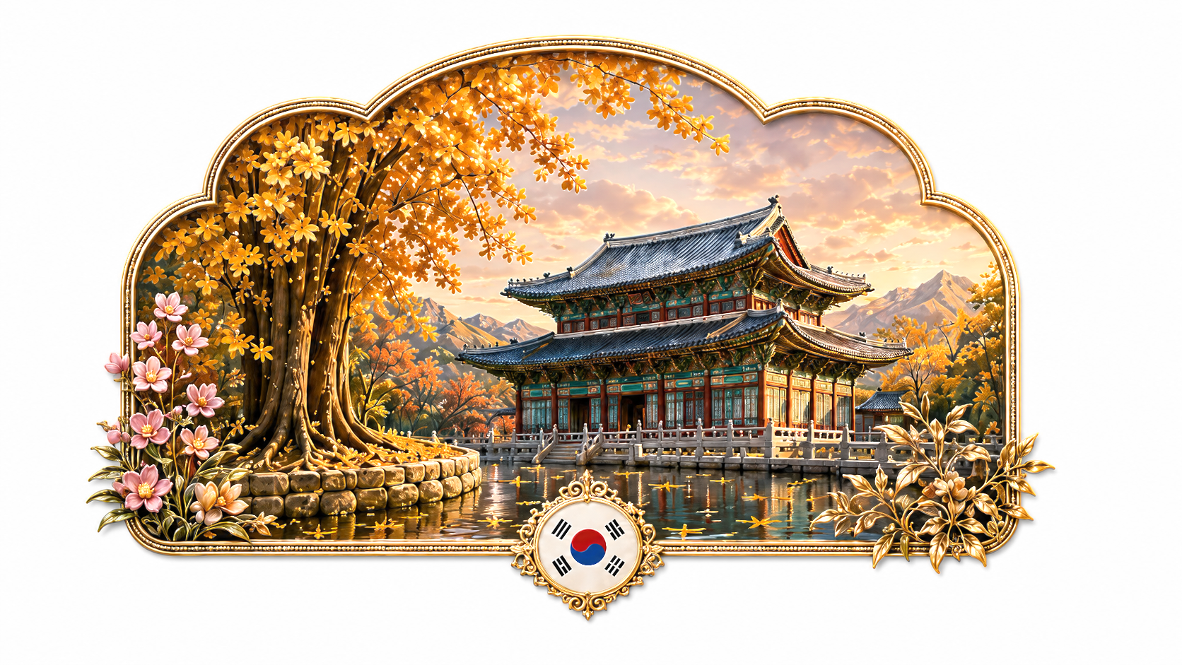 Gyeongbokgung Palace in autumn