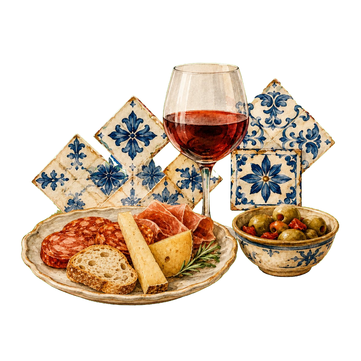 Spanish tapas and wine