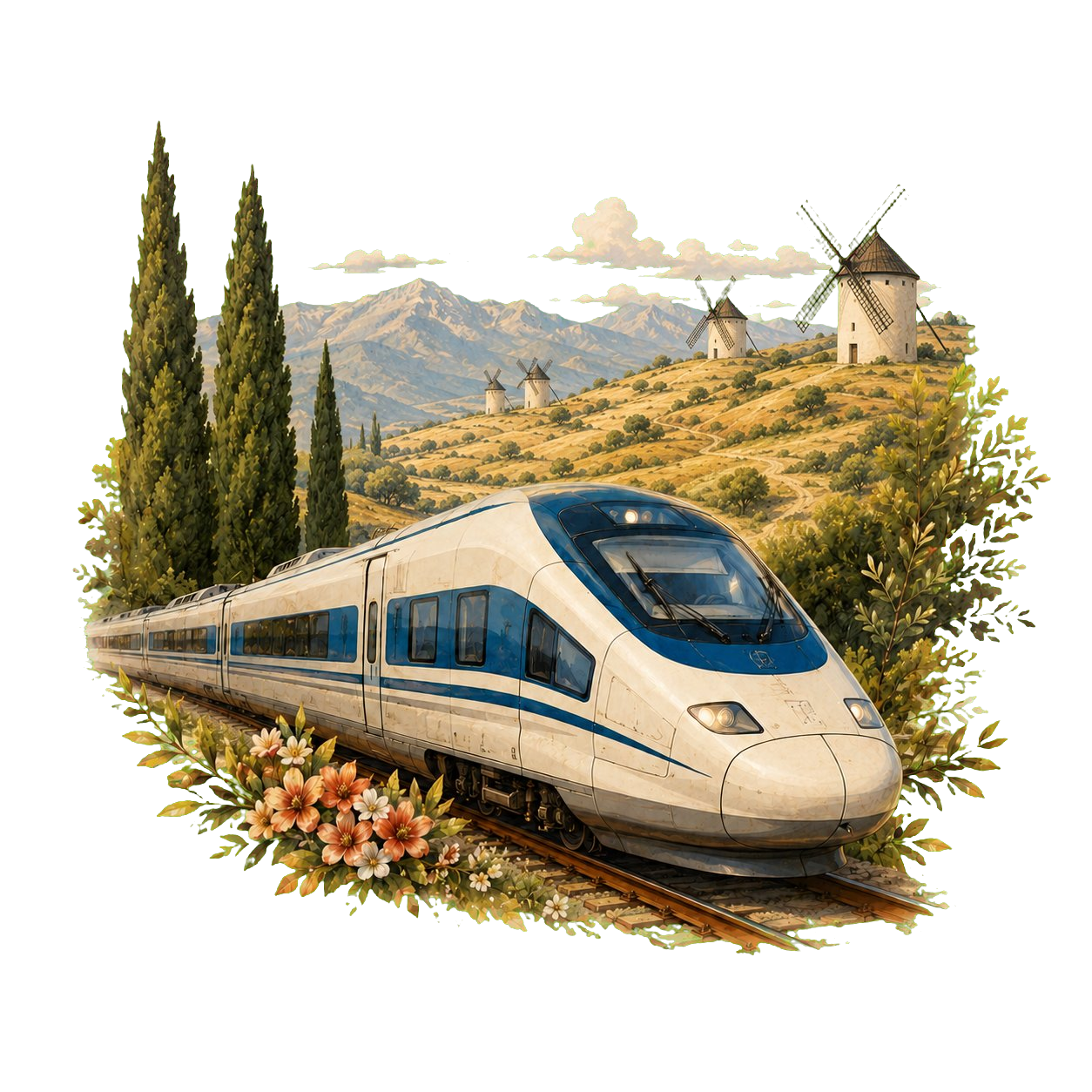 High-speed train to Granada